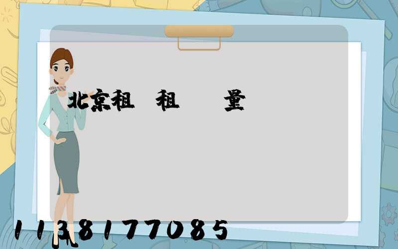 北京租車租車質量評價