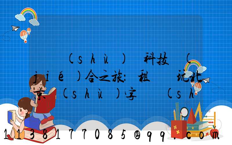 藝術(shù)與科技結(jié)合之旅：租車暢玩北京數(shù)字藝術(shù)區(qū)